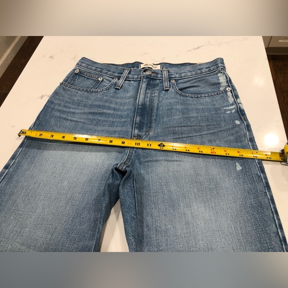 NWT Madewell The Dadjean Denim Jeans Bleached Edition size 27 - Picture 7 of 16